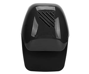 Adfaga Professional Portable Nail Fan Dryer Quick Drying Nail Polish Gel Blower Manicure Tool for Home Salon Travel ABS Material 15.5 x 11cm (Black)