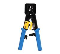 Adfaga Professional RJ45 Crimping Tool Heavy Duty Ethernet Cable Crimper with Labor Saving Design for CAT5 CAT5e CAT6 Network Cables and Telephone Wires Premium Steel Construction
