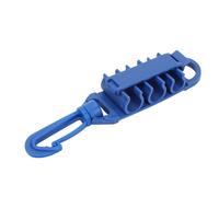 Adfaga Professional Scuba Hose Holder with Locking Mechanism Swivel Gate Clip and D Ring for Secure Underwater Diving Equipment Organization ABS Plastic Fits 9/16 and 1/2 Inch Hose