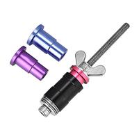 Adfaga Professional Shock Bushing Tool Kit Heavy Duty Aluminum Alloy Rear Shock Eyelet Bushing Removal Installation Set for Fox Rockshox Mountain Bike Suspension Repair Maintenance