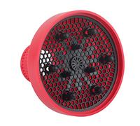 Adfaga Professional Silicone Hair Dryer Diffuser Foldable Lightweight Universal Attachment for Salon Styling Home Use Red 13cm