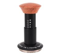 Adfaga Professional Spring Loaded Coffee Tamper Calibrated Espresso Pressure Tamper with Waffle Base for Baristas Home Brewing Aluminum Stainless Steel Wood Handle (51mm)