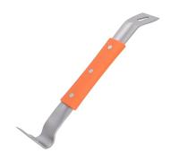 Adfaga Professional Stainless Steel Nail Puller Tool with Non Slip Rubber Handle Multifunctional Pry Bar Scraper for Carpentry Home Renovation DIY Projects Durable Rustproof