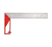 Adfaga Professional Stainless Steel Right Angle Ruler 45° 90° Measuring Tool with Engraved Markings for Precision Woodworking Carpentry and DIY Projects 30cm Durable Metal Ruler