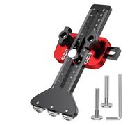 Adfaga Professional Thin Crack Table Saw Jig Guide with 3 Pulleys System for Precision Woodworking on U Slot and T Slot Aluminum Alloy Construction Durable and Accurate Cutting Too