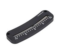Adfaga Professional Tube Clinometer Inclinometer with Clear Scale and Mounting Hole for Precise Angle Measurement from-10° to +10° Durable ABS Construction