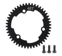Adfaga RC Car Spur Gear M1 Steel High Performance Durable Remote Control Car Main Spur Gear Replacement Compatible with Slayer and REVO 3.3 Models (46T)