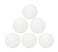 Adfaga REGAIL Table Tennis Balls 3 Star ABS Plastic Ball Professional Training Pingpong Balls for Sports Clubs Schools Durable White Yellow 6Pcs Set 40mm (6 White Plastic Buckets)
