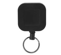 Adfaga Retractable Keychain Heavy Duty Plastic Wire Rope High Resilience Anti Lost Keychain with Stainless Steel Ring for Home Office Travel Outdoor Use