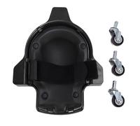 Adfaga Rolling Knee Pad with 360 Degree Turn Casters Wheeled Knee Creeper for Floor Painting Car Repairing Garage Workshop (Black)