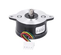 Adfaga Round Stepper Motor 2 Phase 1.8 Step Angle DC 2.4V 1A 36mm Stainless Steel Helical Gear Extruder Motor for P1S 3D Printer Replacement Part