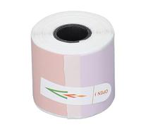Adfaga Round Thermal Sticker Label 30x30mm Self Adhesive Direct Thermal Printing No Ink Needed for Small Business Inventory Organization Jar Storage Bin Clothing Sorting 1 Roll 160 (Pure Color)