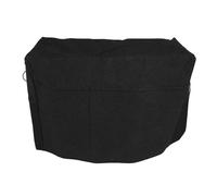 Adfaga Sewing Machine Cover Multipurpose Protective Dust Cover with Storage Pockets 600D Oxford Cloth Scratch Resistant for Home Studio Workshop 46x21x32cm (Black)