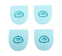 Adfaga Silicone Anti Spill Lid Stopper 4pcs Replacement Parts for Owala FreeSip Water Bottle Leak Proof Free Durable Easy to Install and Clean (Sky Blue)