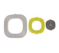 Adfaga Silicone Pot Mat Set 3 in 1 Non Slip Heat Resistant Kitchen Counter Protector Pads for Stove Tabletop Dishwasher Safe Free Microwave Safe Premium Silicone Mats