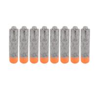 Adfaga Soft EVA Darts Ultra Compatible Foam Darts Safe For Battle Game Gift Quick Pop Off Board Arc Play Official Tested Quality 8 Pack (Silver)