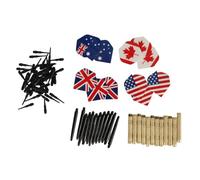 Adfaga Soft Tip Darts Set Professional Plastic Tip Darts with 50 Extra Tips 12 Flights Shafts Barrels for Electronic Dart Board Safe Fun for All Ages