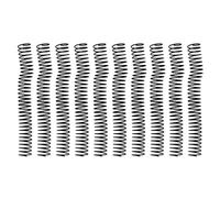 Adfaga Spiral Binding Coil Premium Plastic 31mm Inner Diameter 30 Holes Smooth Page Turning Large Capacity Binding Comb for Office Documents 10Pcs Set (Black)