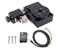 Adfaga SPR6011 Linear Stage Rotating Platform Aluminum Alloy High Precision Sliding Table with Motor Drive for CNC Machinery Robotics and Industrial Automation Equipment