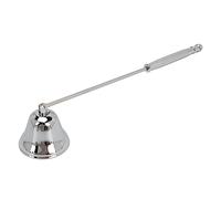 Adfaga Stainless Steel Candle Wick Snuffer Long Handle Vintage Flame Extinguisher Smokeless Wick Positioning Tool for Home Decor Candles (Silver)