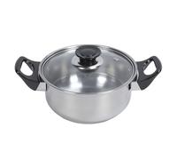 Adfaga Stainless Steel Cookware Set Kitchen Pots Pans Non Stick Frying Pan Saucepan Stock Pots Tea Kettle Complete Cooking Set Durable Proof Heat Resistant Handles for Home Kitchen