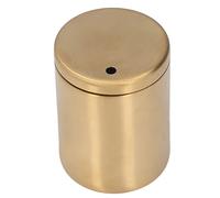 Adfaga Stainless Steel Toothpick Holder High End Commercial Grade Durable Fall Toothpick Case for Home Restaurant Bar Cafe Hotel Use 5.5 x 8cm 144g (Rich gold.)