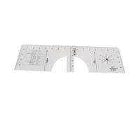 Adfaga T Shirt Ruler Guide Professional Grade PVC Lightweight Tshirt Alignment Tool for Heat Press Sublimation Screen Printing Press Designers Beginners Crafters 42x12.7cm