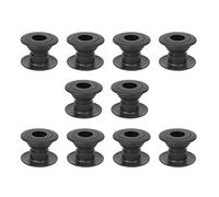 Adfaga Table Football Bearing 5529 Premium Threaded Foosball Accessories with Steel Balls High Performance Replacement Parts for Professional Table Soccer Games Black Plastic 10 Pa