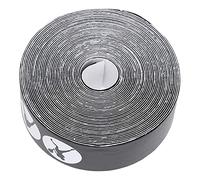 Adfaga Tennis Racket Head Guard Tape High Performance PU Protective Sticker Scratch Durable Frame Protection for Tennis Badminton Squash Rackets 5m Length 16.4ft 12-13 Applications (Black)