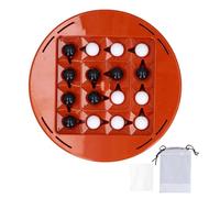 Adfaga Track Logic Chess Board Game Educational Strategy Interactive Board Game for Adults Family with 8 Black and White Pieces and Instruction Manual