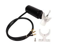 Adfaga Underwater Thruster Kit 7KG Thrust Brushless Motor Fully Enclosed Design for Kayak ROV Hydrofoil 25.2V Black Aluminum Alloy 160mm Length (CW)