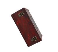Adfaga Vintage Chinese Style Wooden Storage Box Handcrafted Small Book Jewelry Organizer Decorative Storage Case for Books Bible Documents Jewelry Keepsakes with 3 Elegant Patterns (Chinese style