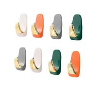 Adfaga Wall Hooks Self Adhesive Premium Strong Hold Space Saving for Bathroom Kitchen Bedroom ABS Plastic 8 Pack