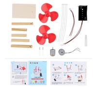 Adfaga Wind Power Generator Kit DIY Educational STEM for Science Project Renewable Energy Learning Set Wooden Model Building Kit