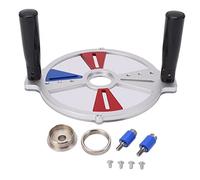 Adfaga Woodworking Trimming Machine Backer Milling Slot Backing Guide Bracket Aluminum Alloy Multifunctional Drilling Tool for Wood Trimming Slot Milling Precision Cutting Silver B