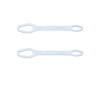 Adfaga Wrench Tool Set Double End Self Tightening Multifunctional Hand Tool Kit 8 22mm Alloy Steel Wrench for Auto Repair Mechanic Disassembly Household Decoration 2Pcs (E Silver Electroplated)