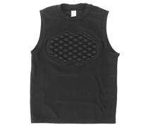 Adfaga Youth Compression Shirt Vest Anti Collision Baseball Chest Protector Shirt Padded Chest Rib Protector for Football Basketball Rugby Skateboarding Sports (YL)