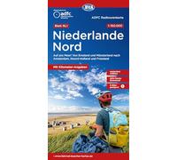 ADFC-Radtourenkarte NL 1 Niederlande Nord 1:150.000, reiß- und wetterfest, E-Bike geeignet, GPS-Tracks Download, mit Knotenpunkten, mit Bett+Bike ... nach Amsterdam, Noord-Holland und Friesland