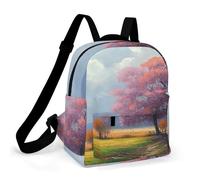 ADFGYERH Season Landscape Backpack Waterproof Oxford Cloth ，Backpack for Women Solid Bottom Comfortable And Convenient ，Laptop Bag Suitable for Business Or Casual Occasions, Unisex