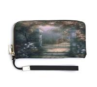 ADFGYERH Secret Garden Purse Travel Long with Coin Pocket,Clutch Bag RFID Blocking, Zip Around, Large Capacity,Womens Wallet for Travel Work