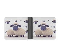 ADFGYERH Sheep Wallet PU Leather Material ，Card Holder Multi-layer Design，womens Wallet ， Business Style Suitable for Everyday Use Or As A Gift.