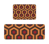 ADFGYERH Shining Overlook Kitchen Mat，Flannel Velvety Washable Breathable ，Kitchen Rugs ，Water Absorbent Soft ，Kitchen Utensils，for Kitchen, Floor, Sink, Laundry