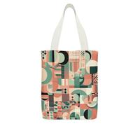 ADFGYERH Simple Design Style Bag ，Internal Pocket Design Reusable/Tote Bags Zipper Design，Canvas Tote Bag for Travel, Fitness, And Weekend Getaways.