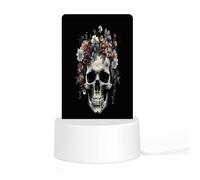 ADFGYERH Skull in Darkness Night Light Acrylic Material Easy Installation, Home Decor USB Interface Power Supply, Lamp for Restaurant Bar Cafe Room Decor