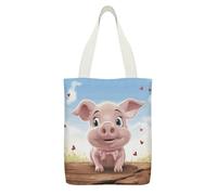 ADFGYERH Smiling (16) Bag ，Internal Pocket Design Reusable/Tote Bags Zipper Design，Canvas Tote Bag for Travel, Fitness, And Weekend Getaways.