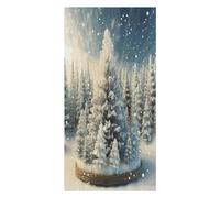 ADFGYERH Snow Wonderland Pine Tree Christmas Bath Towels Unisex, Beach Towel Lightweight Quick Dry, Bath Towel for Travel Sports Pool Swimming Bath Camping Yoga Adults160x80cm