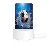 ADFGYERH Soccer Ball Water Night Light Acrylic Material Easy Installation, Home Decor USB Interface Power Supply, Lamp for Restaurant Bar Cafe Room Decor
