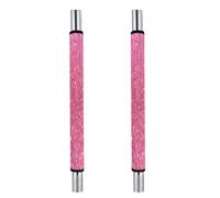 ADFGYERH Sparkling Pink Glitter Refrigerator Door Handle Covers 2 PCS, Refrigerator Handle Covers Non-Slip Fridge Handle Covers for Oven Microwave Dishwasher Appliance Door Sleeves