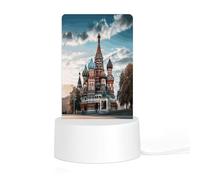 ADFGYERH St Basil Cathedral Red Square in Moscow Night Light Acrylic Material Easy Installation, Home Decor USB Interface Power Supply, Lamp for Restaurant Bar Cafe Room Decor