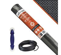 ADFORS FCS11147-M Replacement Screen Repair Kit for Window & Door, Charcoal